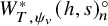 upper W Subscript upper T comma psi Sub Subscript v Subscript Superscript asterisk Baseline left parenthesis h comma s right parenthesis Subscript n Superscript ring