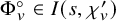 normal upper Phi Subscript v Superscript ring Baseline element of upper I left parenthesis s comma chi prime Subscript v right parenthesis