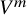 upper V Superscript m