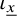 iota Subscript x underbar