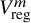 upper V Subscript reg Superscript m