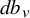 d b Subscript v