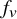 f Subscript v