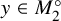 y element of upper M 2 Superscript ring