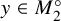 y element of upper M 2 Superscript ring