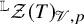 Superscript double struck upper L Baseline script upper Z left parenthesis upper T right parenthesis Subscript script upper V comma p