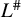 upper L Superscript number sign