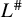 upper L Superscript number sign