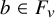 b element of upper F Subscript v