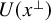 upper U left parenthesis x Superscript up tack Baseline right parenthesis