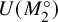 upper U left parenthesis upper M 2 Superscript ring Baseline right parenthesis
