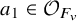 a 1 element of script upper O Subscript upper F Sub Subscript v