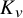 upper K Subscript v