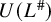 upper U left parenthesis upper L Superscript number sign Baseline right parenthesis