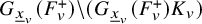 upper G Subscript x underbar Sub Subscript v Baseline left parenthesis upper F Subscript v Superscript plus Baseline right parenthesis minus left parenthesis upper G Subscript x underbar Sub Subscript v Subscript Baseline left parenthesis upper F Subscript v Superscript plus Baseline right parenthesis upper K Subscript v Baseline right parenthesis