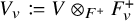 upper V Subscript v Baseline colon equals q upper V circled times Subscript upper F Sub Superscript plus Baseline upper F Subscript v Superscript plus