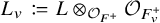 upper L Subscript v Baseline colon equals q upper L circled times Subscript script upper O Sub Subscript upper F Sub Sub Superscript plus Baseline script upper O Subscript upper F Sub Subscript v Sub Superscript plus