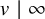v vertical bar infinity