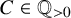 upper C element of double struck upper Q Subscript greater than 0