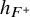 h Subscript upper F Sub Superscript plus