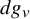 d g Subscript v