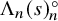 normal upper Lamda Subscript n Baseline left parenthesis s right parenthesis Subscript n Superscript ring
