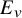upper E Subscript v