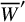upper W overbar prime