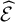 ModifyingAbove script upper E With caret