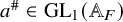a Superscript number sign Baseline element of upper G upper L 1 left parenthesis double struck upper A Subscript upper F Baseline right parenthesis
