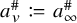 a Subscript v Superscript number sign Baseline colon equals q a Subscript infinity Superscript number sign
