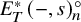 upper E Subscript upper T Superscript asterisk Baseline left parenthesis minus comma s right parenthesis Subscript n Superscript ring