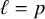 script l equals p