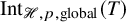upper I n t Subscript script upper H comma p comma global Baseline left parenthesis upper T right parenthesis