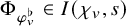 normal upper Phi Subscript phi Sub Subscript v Sub Superscript normal flat Baseline element of upper I left parenthesis chi Subscript v Baseline comma s right parenthesis