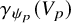 gamma Subscript psi Sub Subscript p Baseline left parenthesis upper V Subscript p Baseline right parenthesis