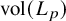 vol left parenthesis upper L Subscript p Baseline right parenthesis