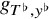 g Subscript upper T Sub Superscript normal flat Subscript comma y Sub Superscript normal flat