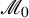 script upper M 0