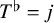 upper T Superscript normal flat Baseline equals j