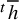 Superscript t Baseline h overbar