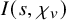 upper I left parenthesis s comma chi Subscript v Baseline right parenthesis
