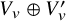 upper V Subscript v Baseline circled plus upper V prime Subscript v