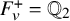 upper F Subscript v Superscript plus Baseline equals double struck upper Q 2