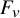 upper F Subscript v