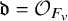 German d equals script upper O Subscript upper F Sub Subscript v