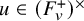 u element of left parenthesis upper F Subscript v Superscript plus Baseline right parenthesis Superscript times