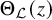 normal upper Theta Subscript script upper L Baseline left parenthesis z right parenthesis