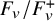 upper F Subscript v Baseline divided by upper F Subscript v Superscript plus