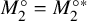 upper M 2 Superscript ring Baseline equals upper M 2 Superscript ring asterisk